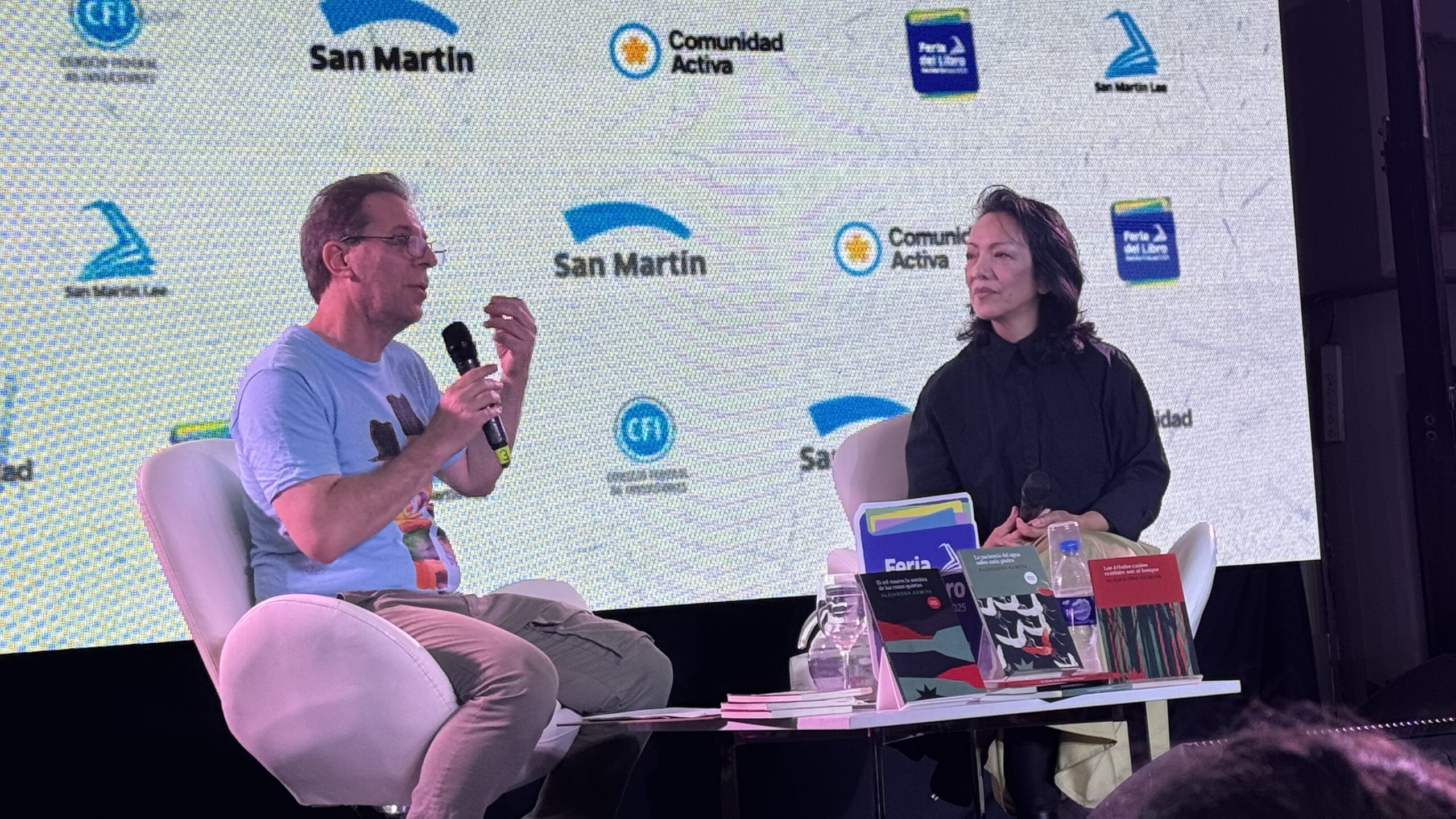 Alejandra Kamiya: la voz serena de los cuentos en la Feria del Libro de San Martín